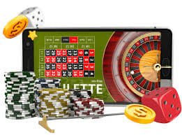 Mobile phone displaying live roulette table interface with bet buttons and wheel feed on deposit pulsa